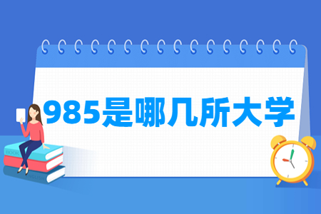 985是哪几所大学？